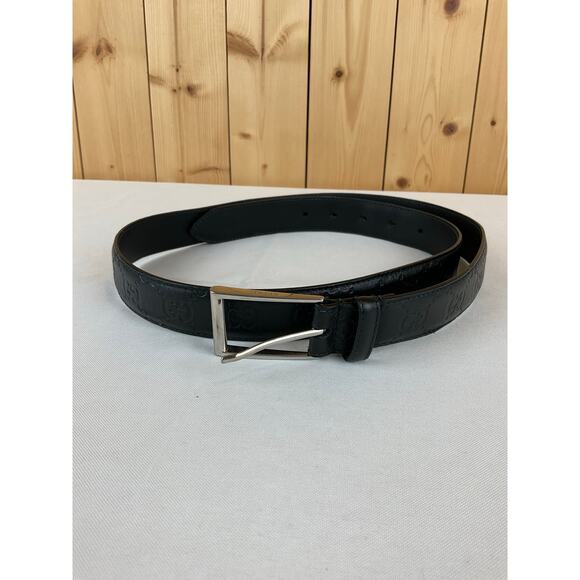Gucci Black Belt- Size 38 - Picture 1 of 8